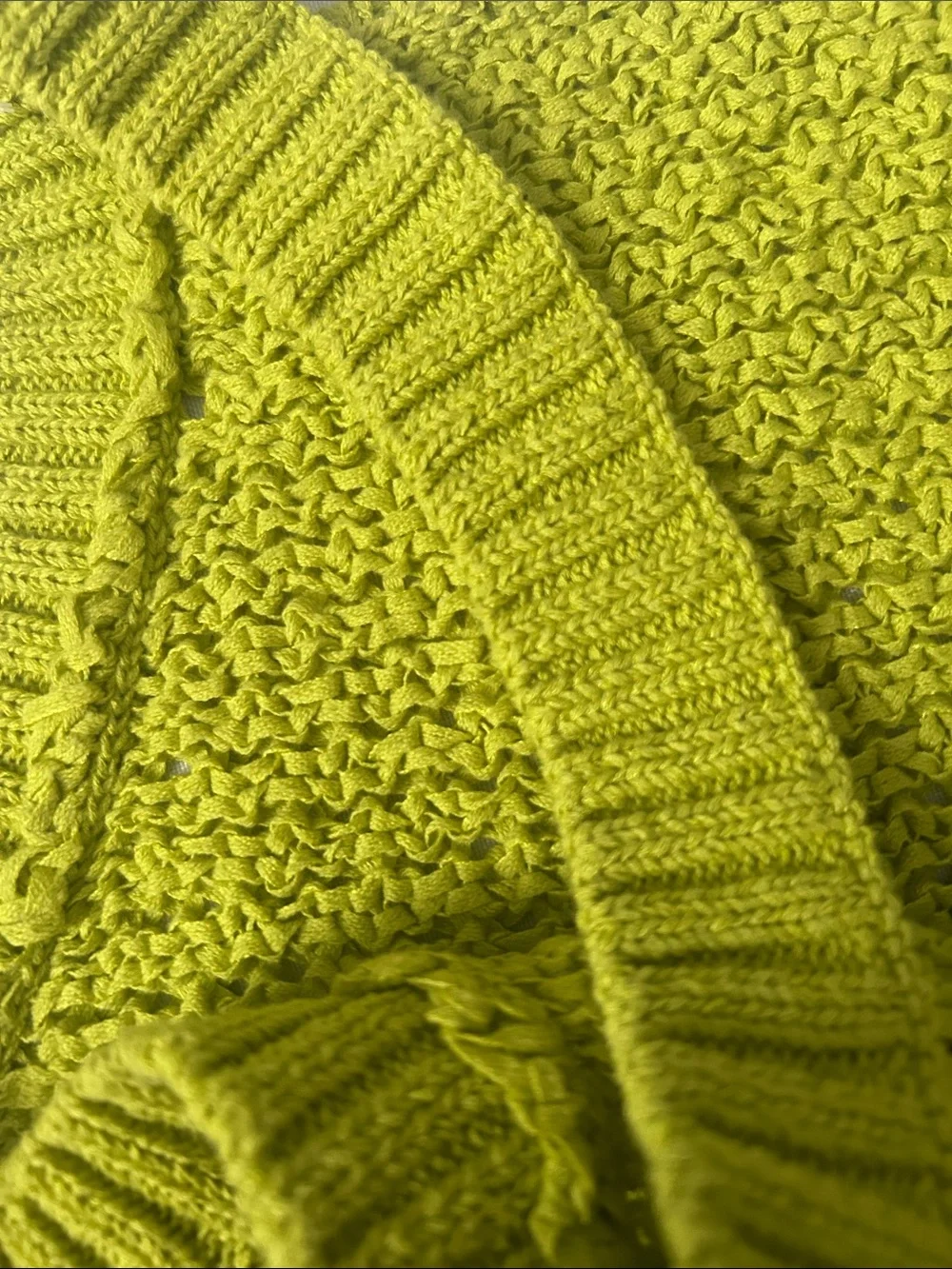 J. Crew Bright Lime Green Knit Tank